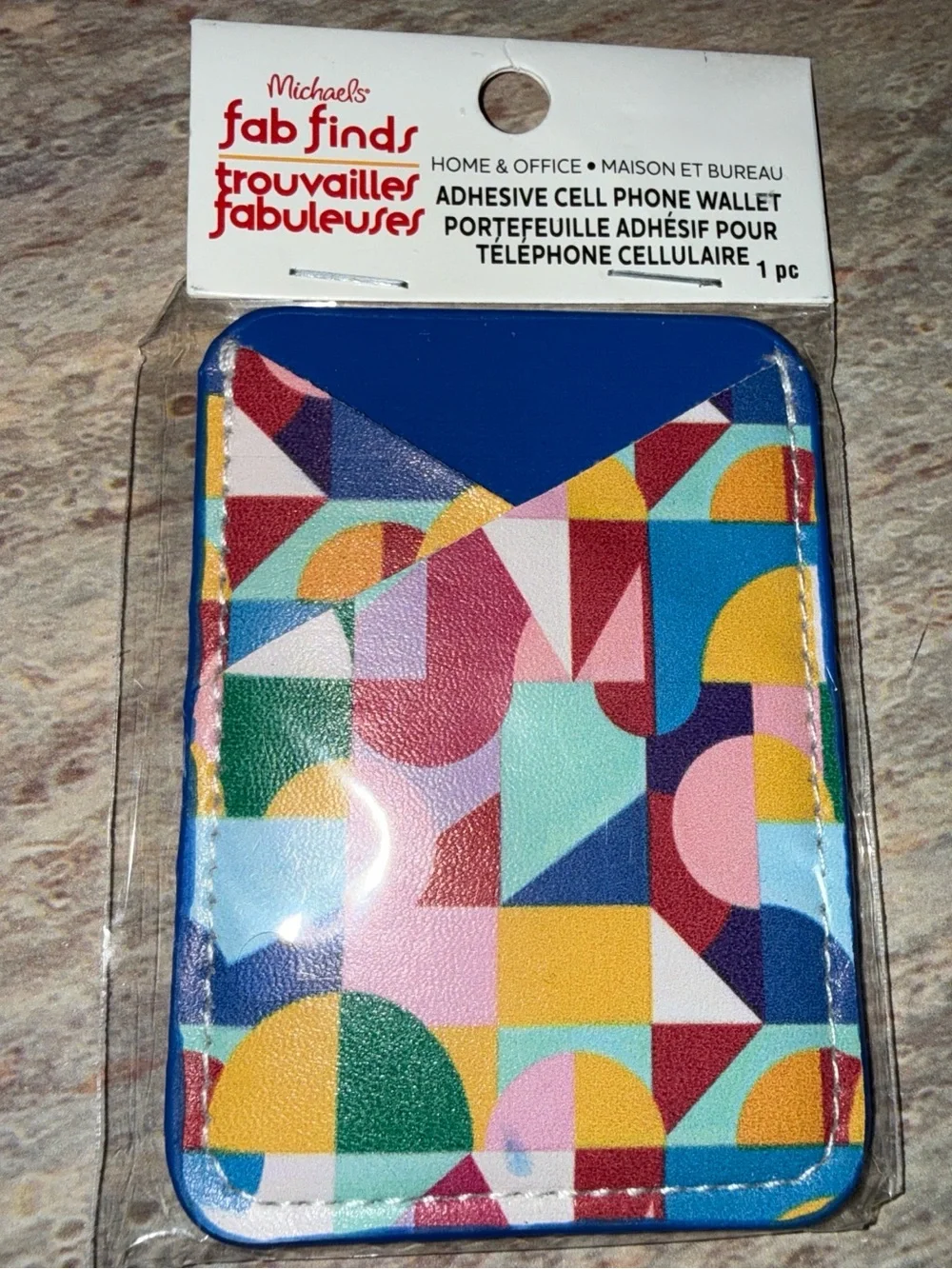 NEW Geometric Cell Phone Wallet